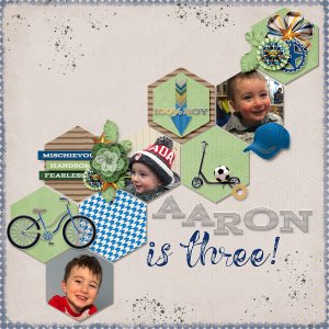 Aaron is Three