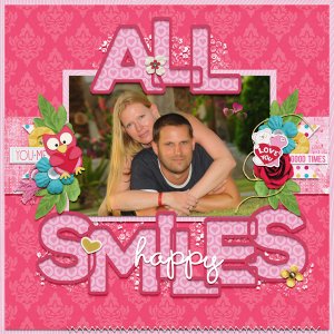 all happy smiles