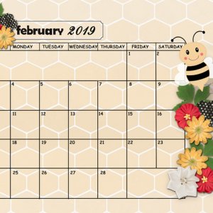 February 2019 Sum Up Calendar