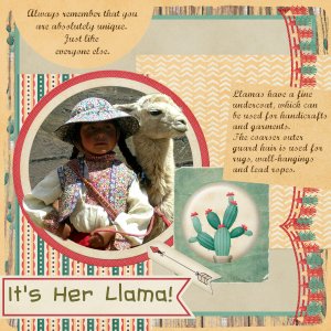 It's Her Llama!