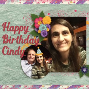 Happy birthday Cindy