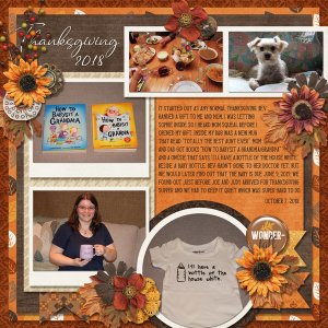 February Template Bundle - Golden Fall Days