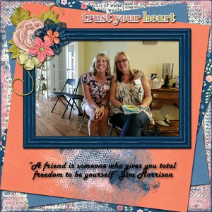 Ginger Scrap Reward Challange February-I used the Love Yourself Kit.