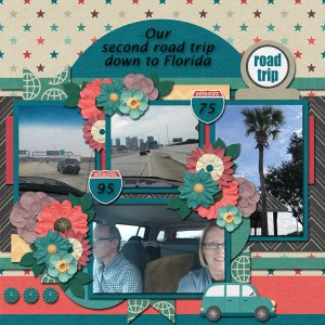 Buffet Challange February-I used Mags Happy Tourist and Tinci
