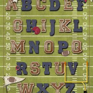 Football ABC Print