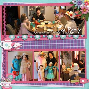 Grandma-Grand-daughter tea party