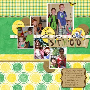 1st Day of School 2011