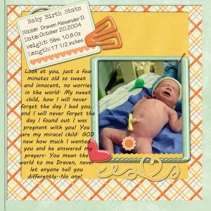 Minutes old