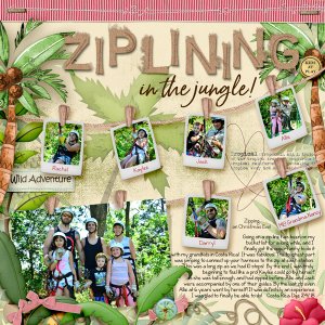"Cabin Fever" Week One - Zip Lining