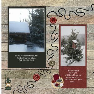 Cabin fever week one Grand Marais
