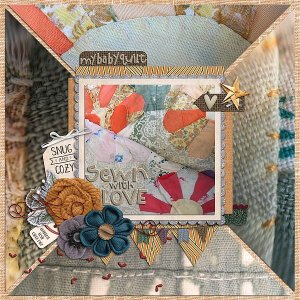 My Baby Quilt Sewn with Love