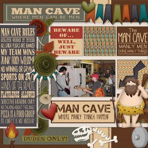 The Man Cave by Boomersgirl Designs