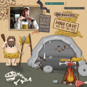 The Man Cave by Boomersgirl Designs