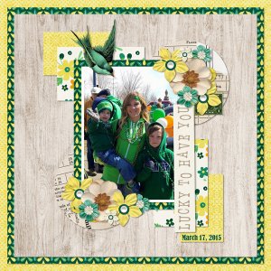 Connie Prince's #2019 March Challenge - Lucky To Have You!
