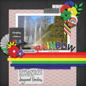 Rainbow in the Fountain