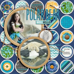 2010 SeaWorld Polar Bear (free template availabale)