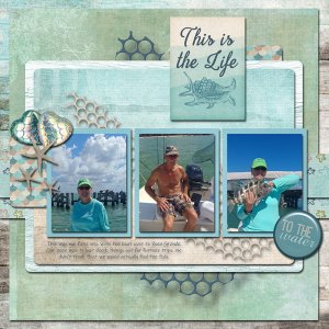 Template #1 Challange March- I used the template provided and Ginger Scraps