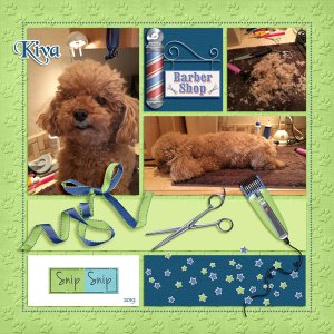 Kiva - March pocket scrap challenge