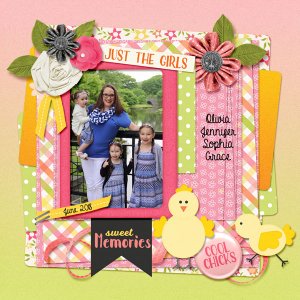 Jenny with her girls