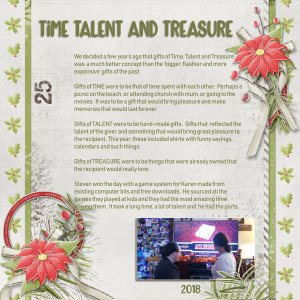 Heavenly Kristmess - Time, Talent and Treasure