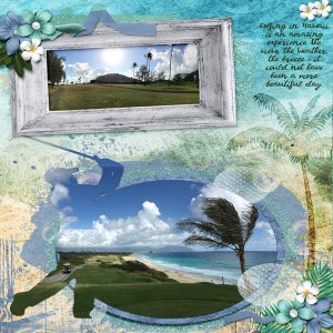 Golfing in Hawaii