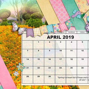 April desktop