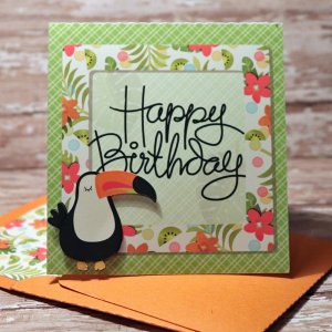 Happy Birthday cards with matching envie