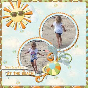 At rhe Beach