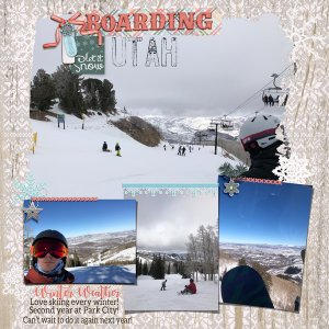 snow boarding