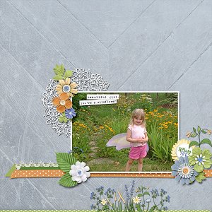 A Fairy in the Wildflowers