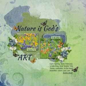 Nature is God's Art