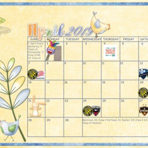 April Sum-Up Calendar