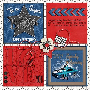 Greeting Cards using Travelogue Indiana kit