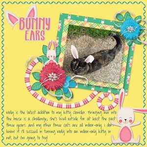 Bunny-Cat Molly!