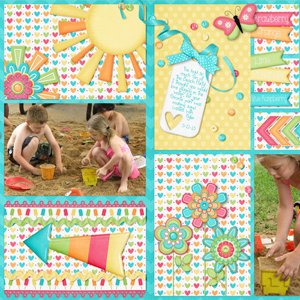 2019 04 Pocket Scrap Chloe Beach Party