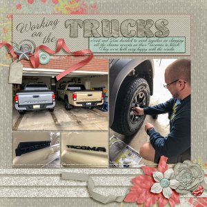 Working on the Trucks