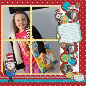 Cat and the Hat book bag