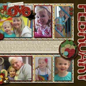 February 2012 calendar topper