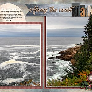 Along the coast