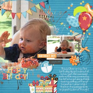 Oliver's First Birthday
