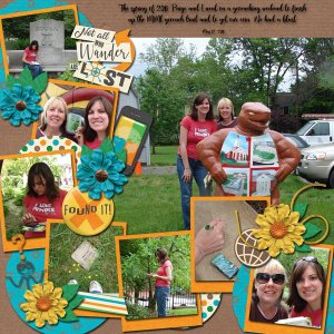 Font Challenge April- I used to given font, Mags Graphic