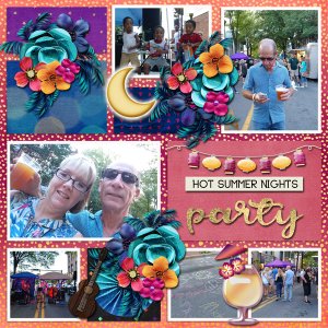 Designer Challenge April-I used LDrags Party under the Stars Kit and A temp