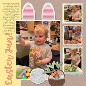 decorating eggs