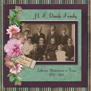H F Daude Family
