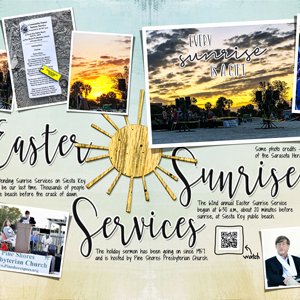 Easter Sunrise Services on Siesta Key Beach