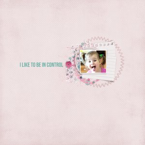 i like to be in control