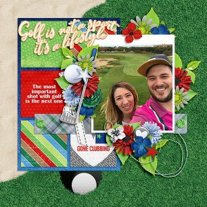 Golfing