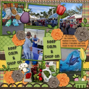 Template #1 Challenge May- I used the template provided and the kit In the 