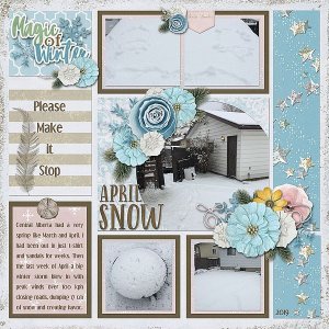 Magic of Winter April Snow