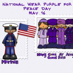 Wear Purple for Peace